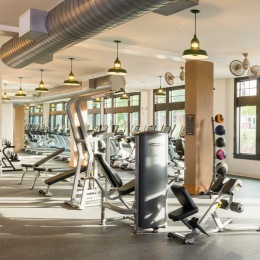 The Oliver's professional quality fitness center is where wellness goals become reality. 💪 Instagram post from @TheOliverChamblee on April 13, 2023 13:10:14pm